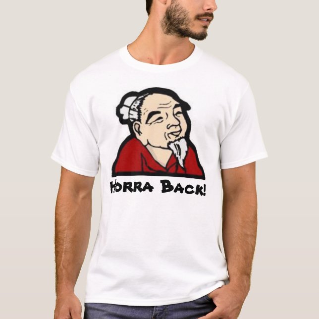Horra baksida! tee shirt (Framsida)