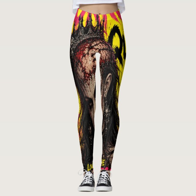 Horrabal-drottning  leggings (Framsida)