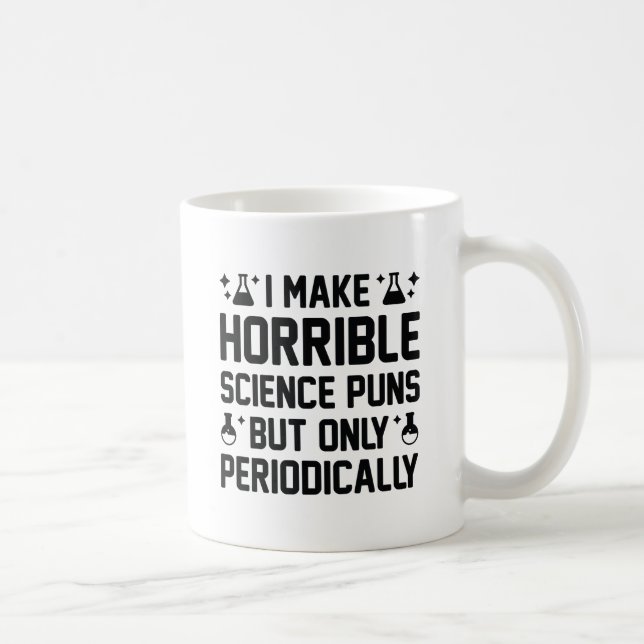 Horrible Science Puns Kaffemugg (Höger)