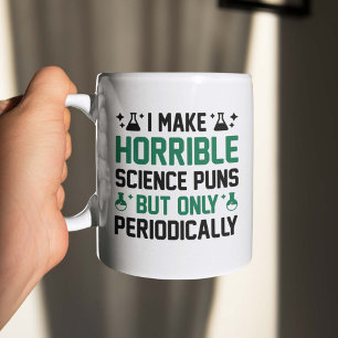Horrible Science Puns Kaffemugg