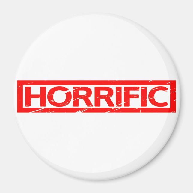 Horrific Frimärke Magnet (Framsidan)