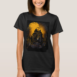 Horrific Halloween Nightmare Scene T Shirt