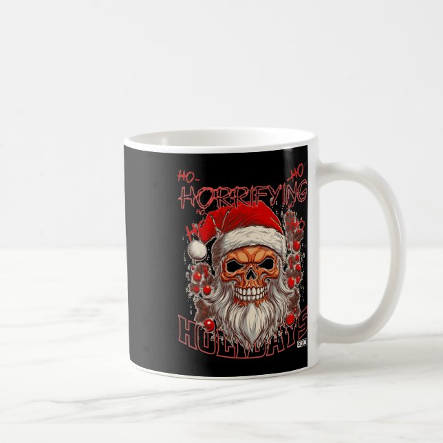 Horrifying Holidays Xmas Pajamas Christmas  Kaffemugg (Höger)