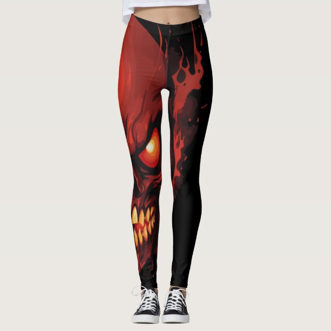 Horrifying Hollow Leggings (Framsida)