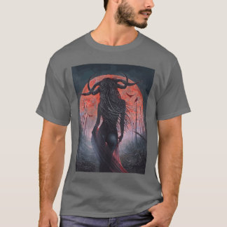 Horror Art Goth Girl Succubus Psychobilly Punk GOt T Shirt
