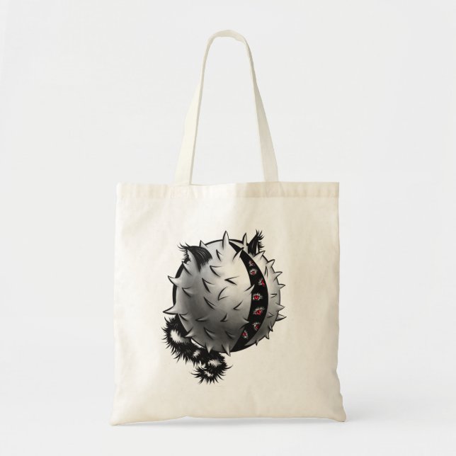 Horror Art Mörk Fantasy Monster Tygkasse (Framsidan)