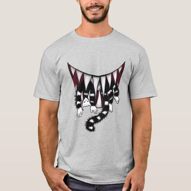 Horror art onondmonster Halloween T Shirt (Framsida)