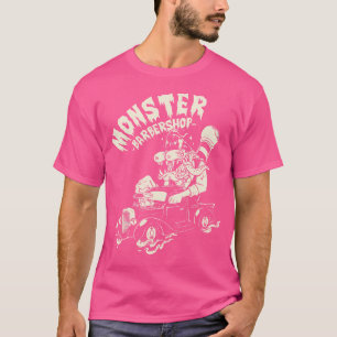 Horror Art - Ratfink Monster Barbershop - Psychobi T Shirt