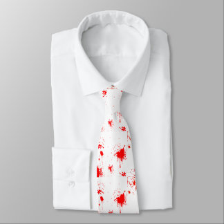 Horror Blood Splattered Neck Tie Slips