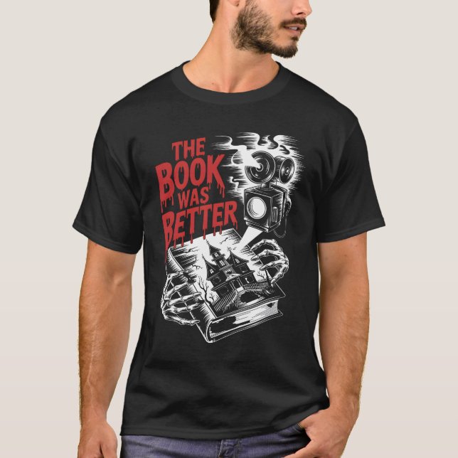 Horror Book Superiority T Shirt (Framsida)