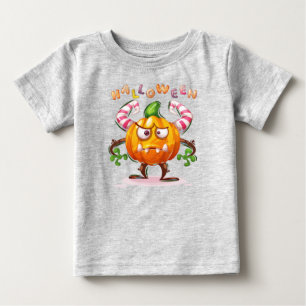 Horror Childisk Halloween Pumpkin Crazy T Shirt