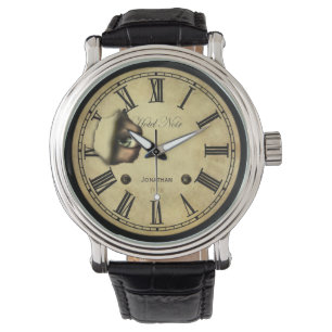 Horror Clock Ansikte Personlig Armbandsur