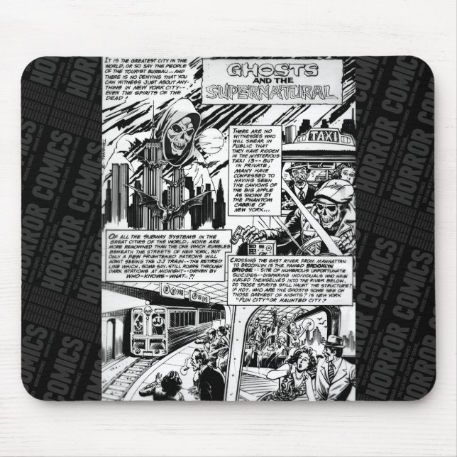 HORROR Comics Mousepad Musmatta (Framsidan)