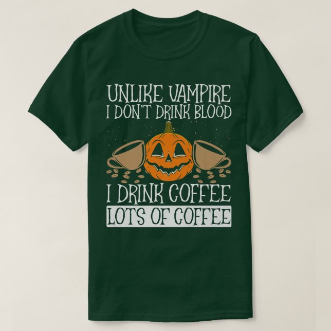 Horror Creepy Pumpkin Spooky Halloween T Shirt (Design framsida)