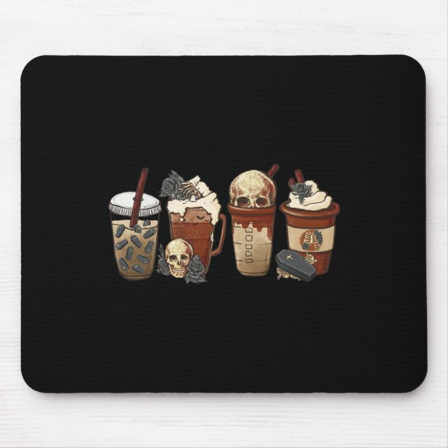 Horror Fall kaffepumpektarlatte, framskrivet Hallo Musmatta (Framsidan)