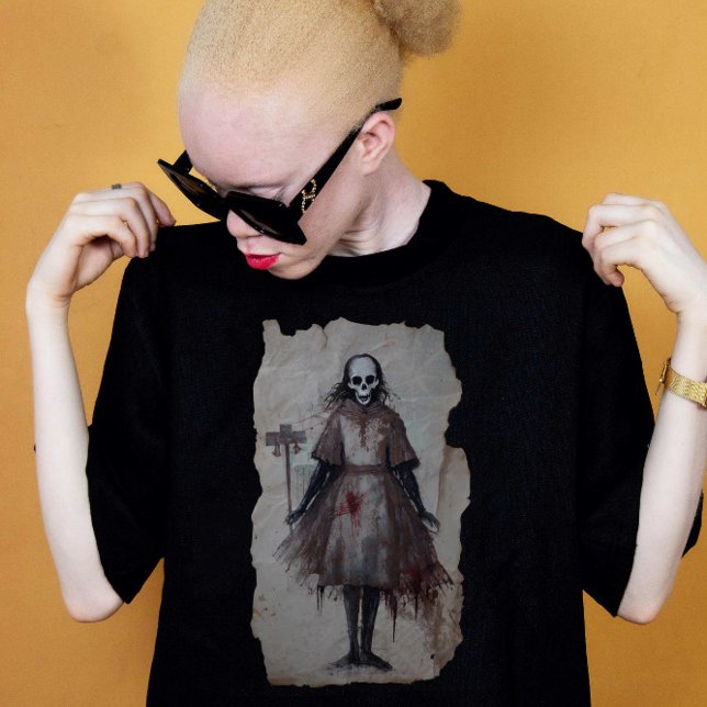Horror Geschenk Zombie Goth Gothic Vodoo Puppe T Shirt (Skapare uppladdad)