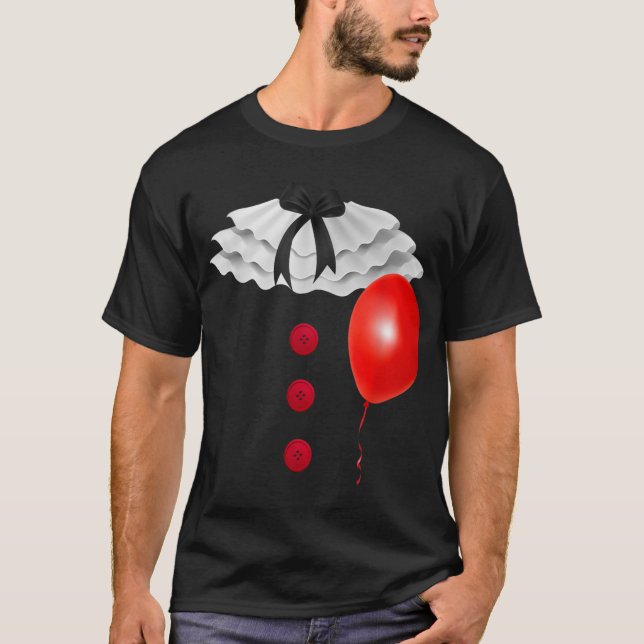 Horror Halloween Clown Carnival Clowns Costume T Shirt (Framsida)