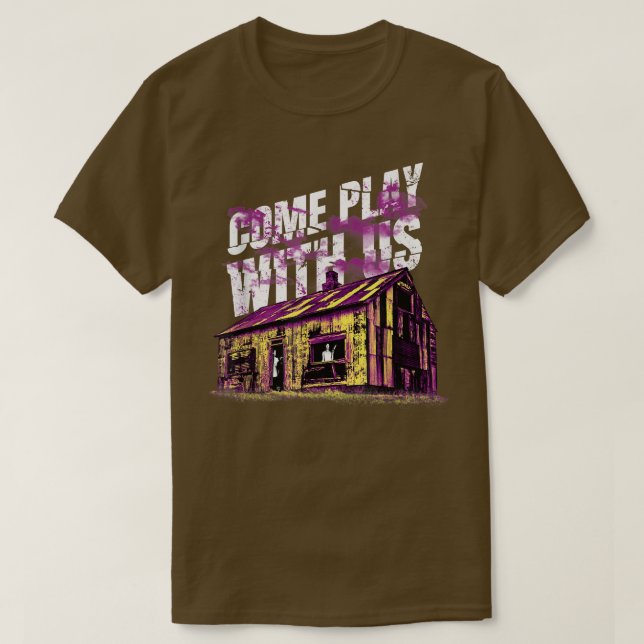 Horror Haunted House Halloween T Shirt (Design framsida)