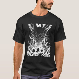 Horror Lucifer helvetet Occult Djävulen Död Metall T Shirt