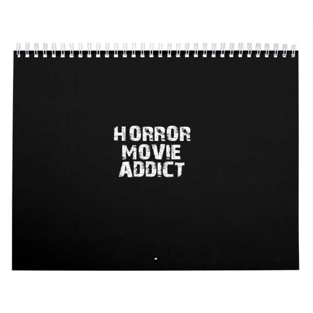 horror movie addict kalender (Omslag)