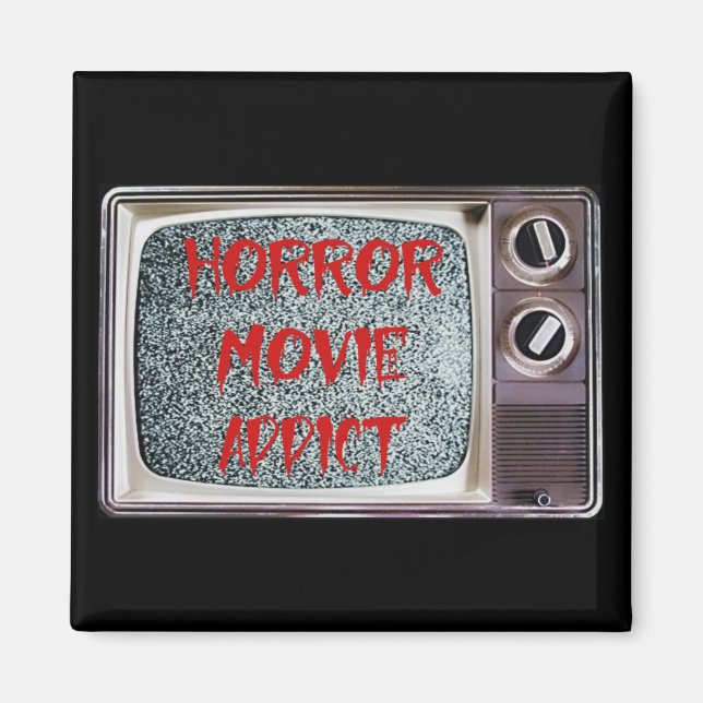 Horror Movie Addict Magnet (Framsidan)