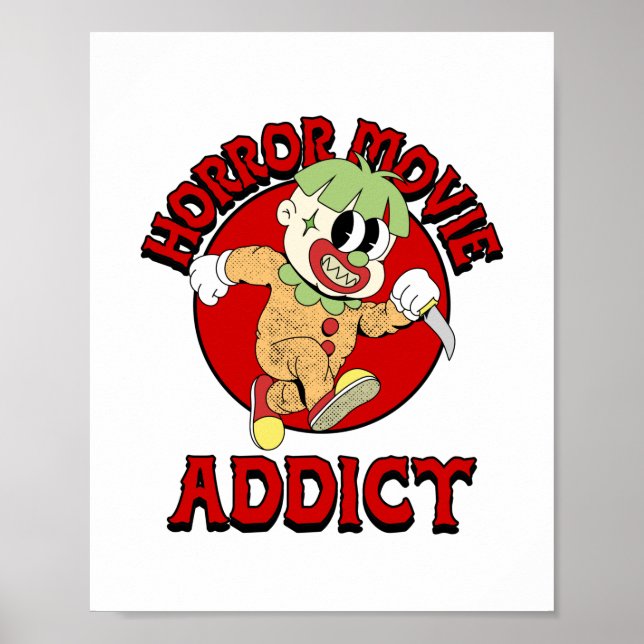 Horror Movie Addict Poster (Framsidan)