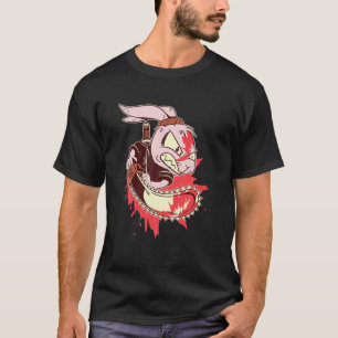 Horror Movie Apparel För manar Killer Rabbit Bad T Shirt