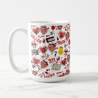 Horror Movie Lover Blood Splatter Mug Cup Kaffemugg