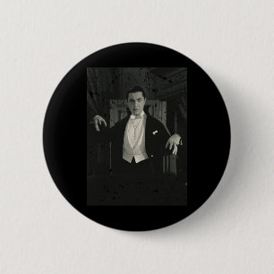 Horror Movie Monster Halloween Count Dracula Vampi Knapp
