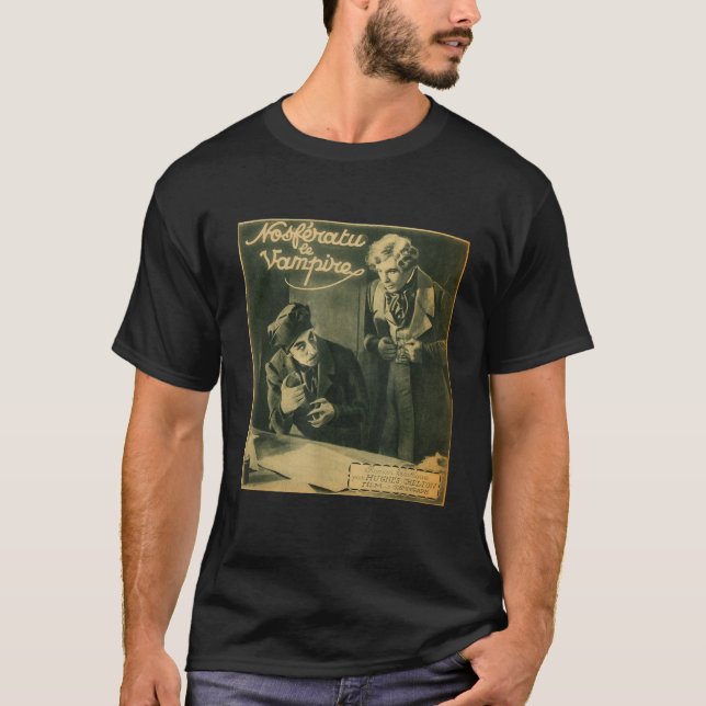 Horror Movie Monster Halloween Nosferatu Vampire C T Shirt (Framsida)