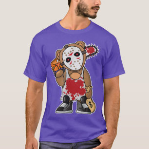 Horror Movie Monster Lazy Halloween Costume Funny T Shirt