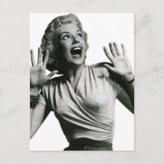 Horror Movie Screamer Vykort