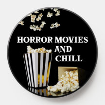 Horror Movies and Chill | Goth Pop Socket