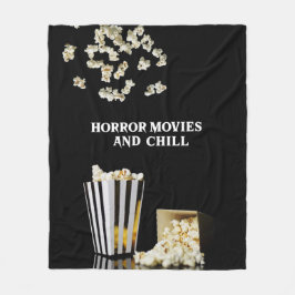 Horror Movies and Chill | Ull Goth Blanket Fleecefilt