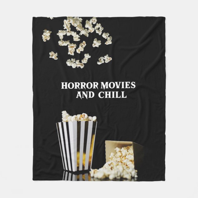 Horror Movies and Chill | Ull Goth Blanket Fleecefilt (Framsidan)