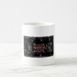 Horror Movies - Black & Red Kaffemugg