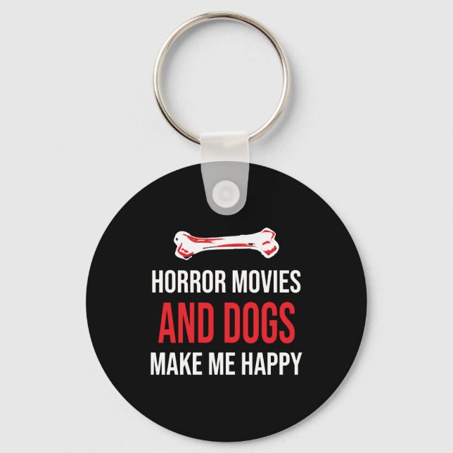 Horror Movies Hundar Nyckelring (Framsida)
