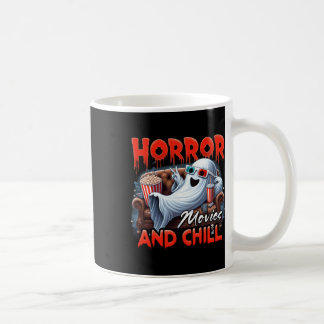 Horror Movies och Chill Spooky Ghost Movie Älskare Kaffemugg