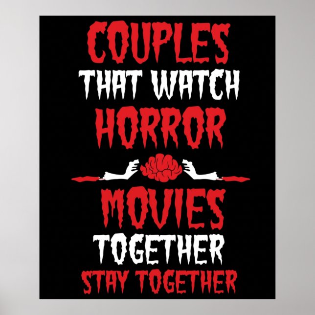 Horror Movies par Gift Poster (Framsidan)