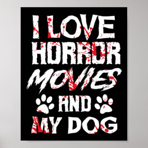Horror Movies Scary Film Älskare Halloween Fläkt T Poster