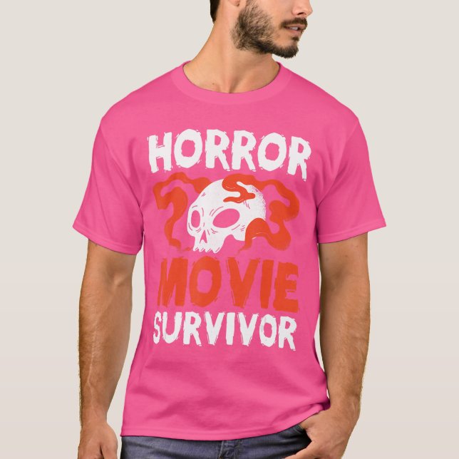 Horror Movies Scary Film Lovers Halloween Fanshril T Shirt (Framsida)