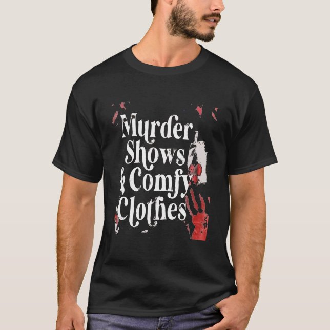 Horror Movies Shows Comfy Halloween T Shirt (Framsida)