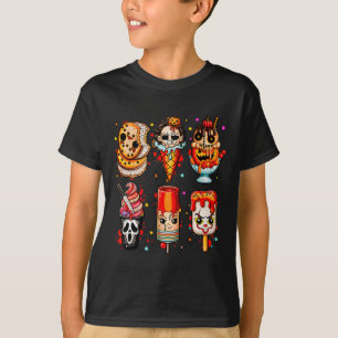 Horror Movies Summer Popsicle Halloween Ice Cream T Shirt