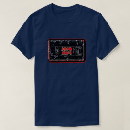 Horror Movies - Video Cassette Red Black T-shirt