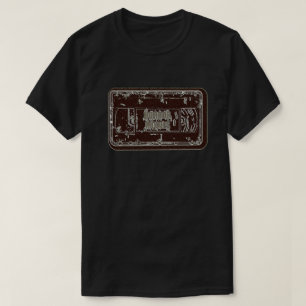 Horror Movies - Video Cassette Red Grått T Shirt