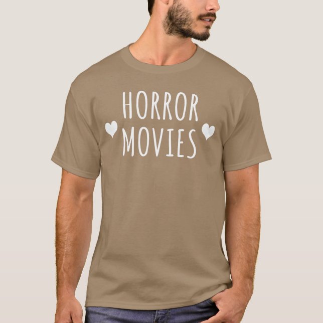 Horror Movies vintage T Shirt (Framsida)