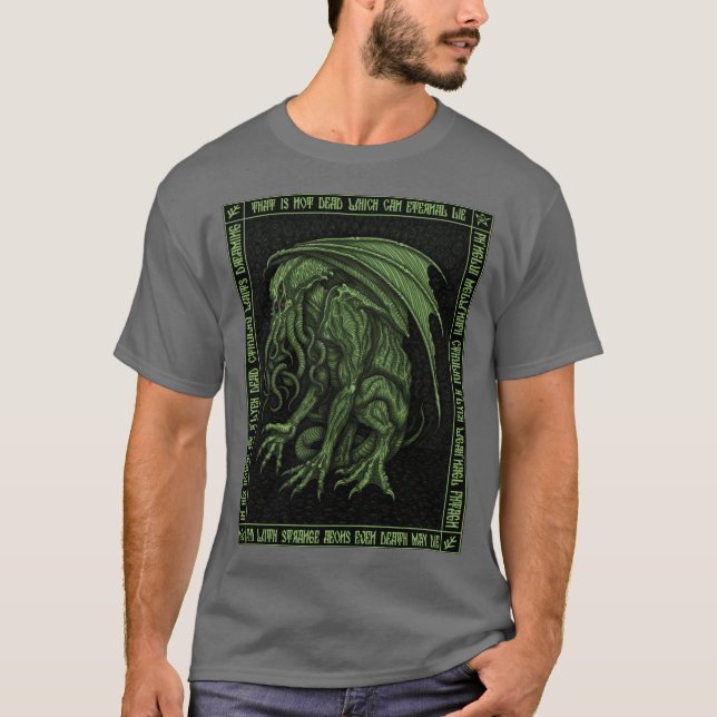 Horror of Cthulhu Azhmodai 2020 T Shirt (Framsida)