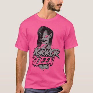 Horror queen Death Evil Monsters and Vampire Movie T Shirt