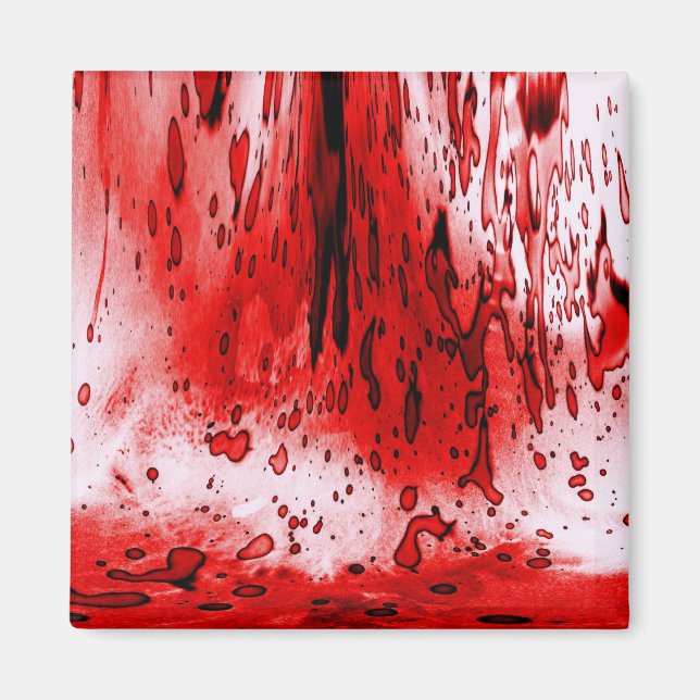 Horror Scary Bloody Halloween Magnet (Framsidan)