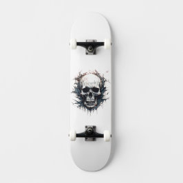 Horror Skull Mini Skateboard Bräda 18,5 Cm